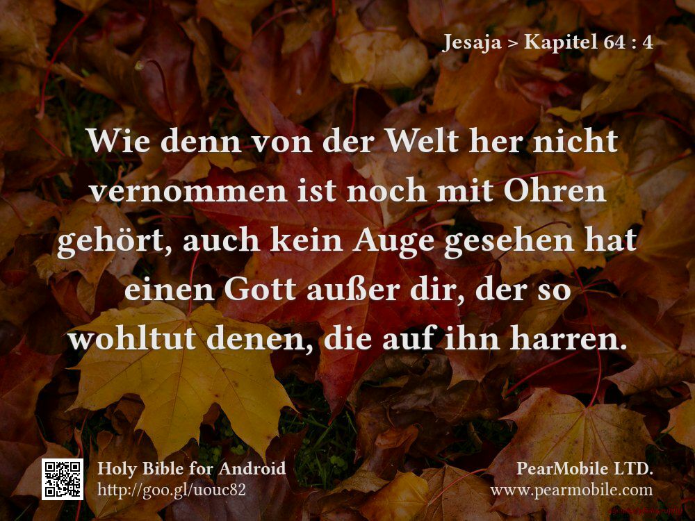 Jesaja, Kapitel 64:4